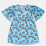 Girl Puffed Sleeve Dress