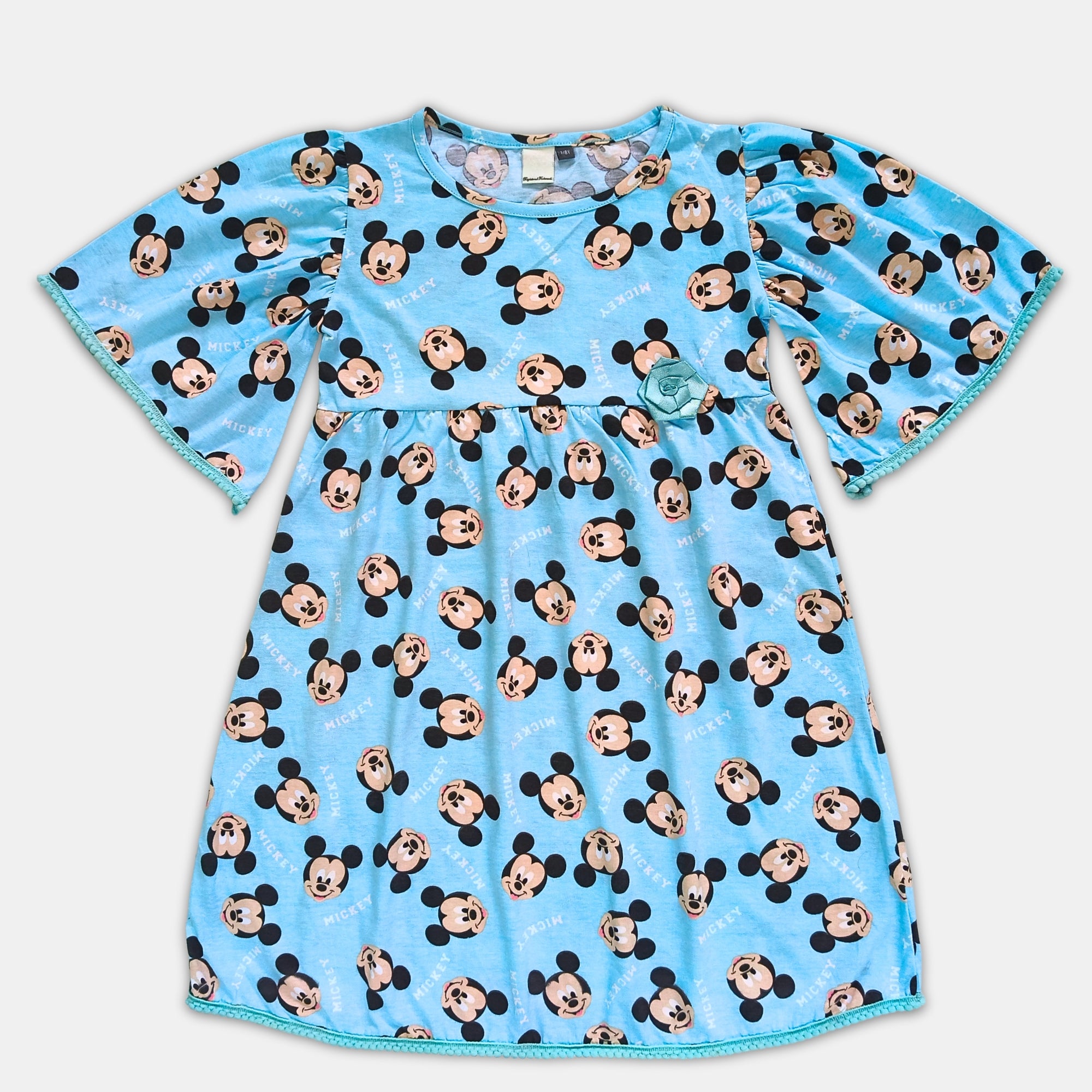 Girl Puffed Sleeve Dress