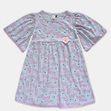 Girl Puffed Sleeve Dress