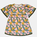 Girl Puffed Sleeve Dress