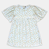 Girl Puffed Sleeve Dress