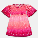 Girl Puffed Sleeve Dress