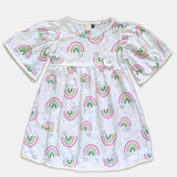 Girl Puffed Sleeve Dress