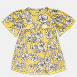 Girl Puffed Sleeve Dress