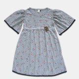 Girl Puffed Sleeve Dress