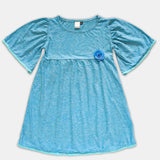 Girl Puffed Sleeve Dress
