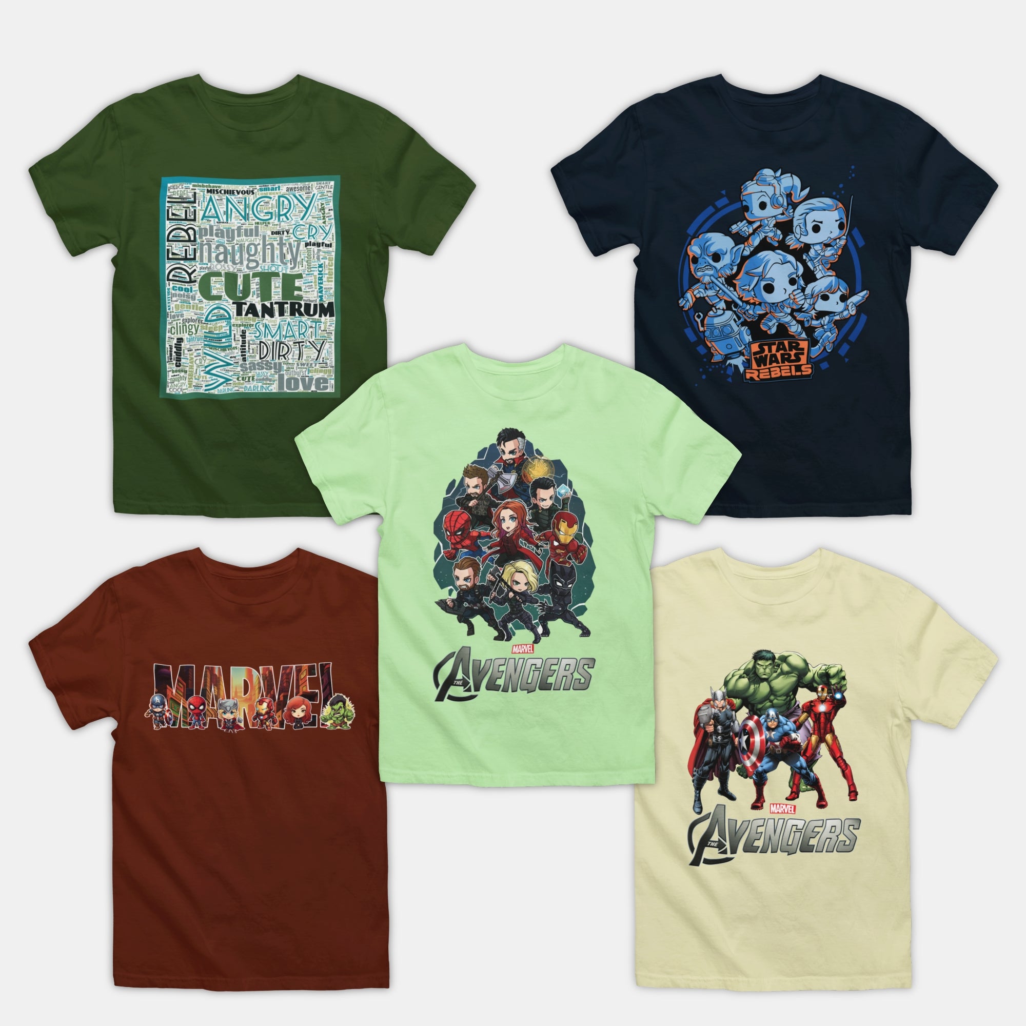 Boy Tshirts - 5 Pc Pack