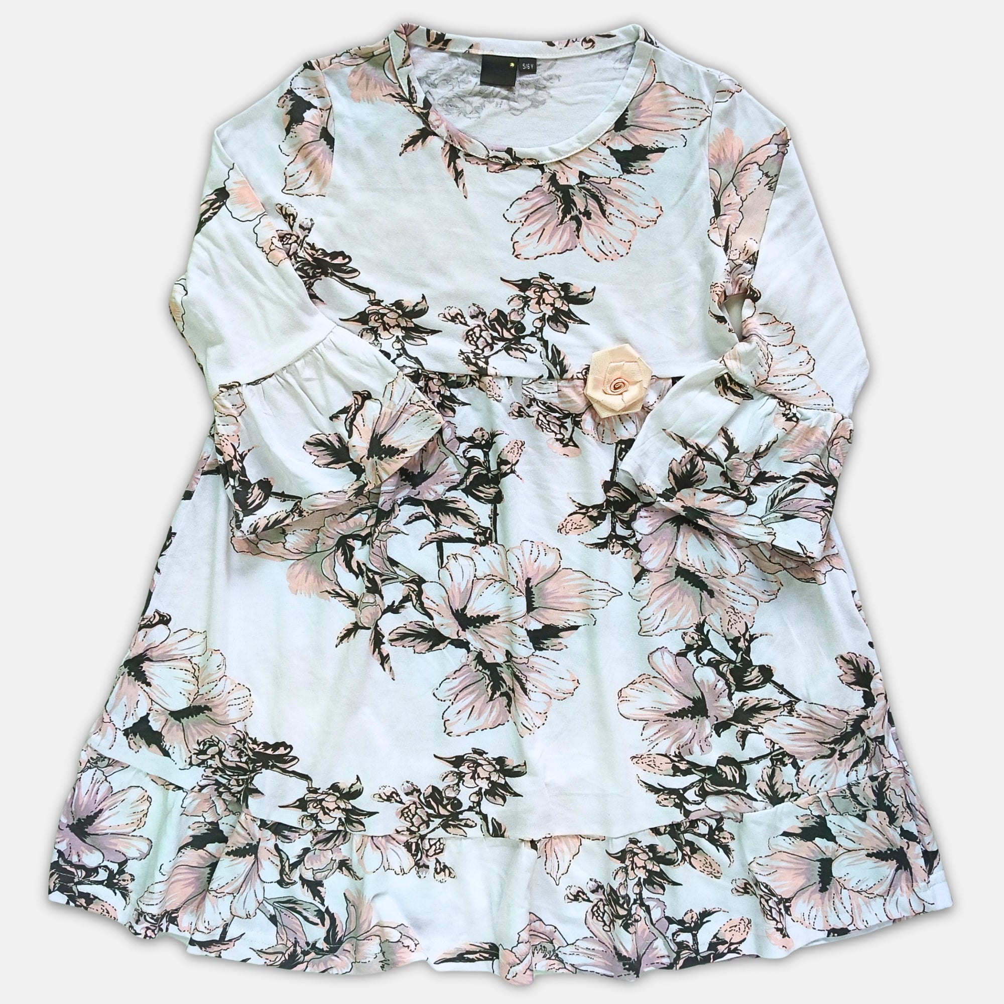 Girl 3/4th Sleeve Dress