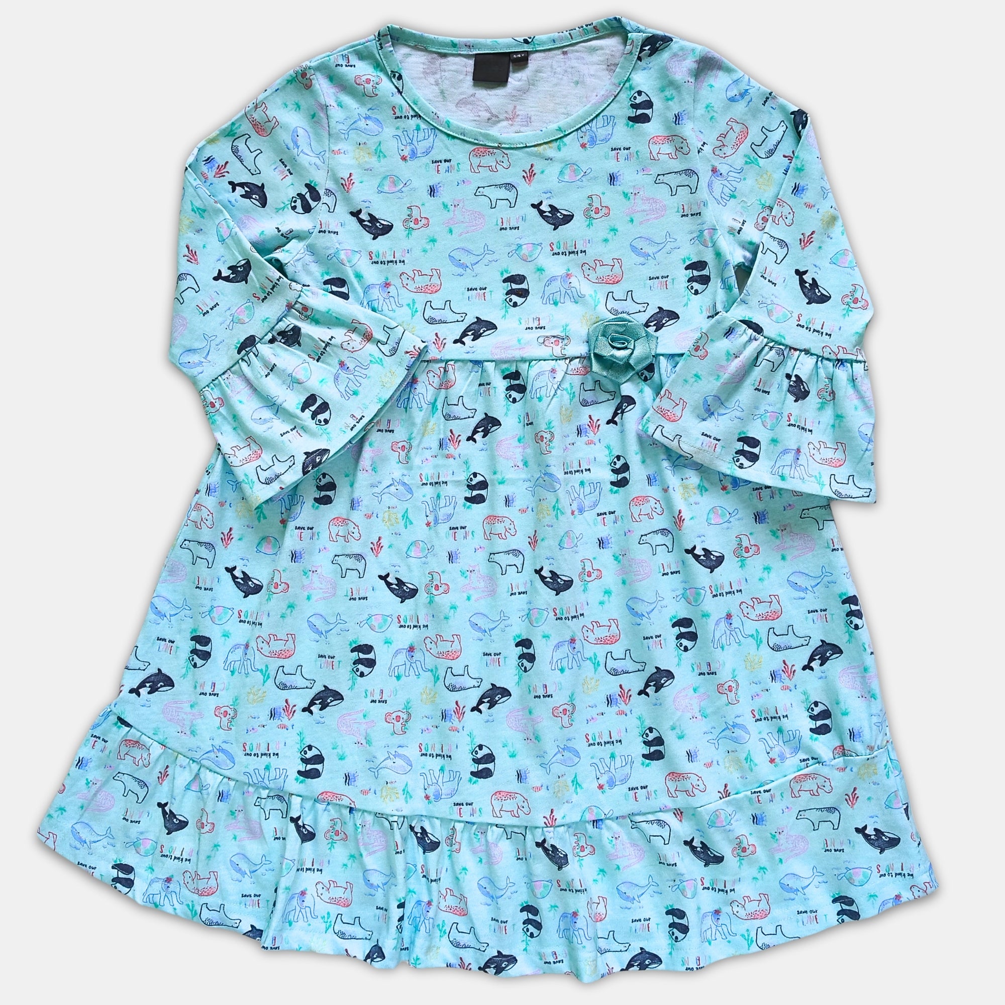 Girl 3/4th Sleeve Dress