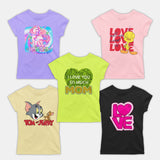 Girl Tshirts - 5 Pc Pack