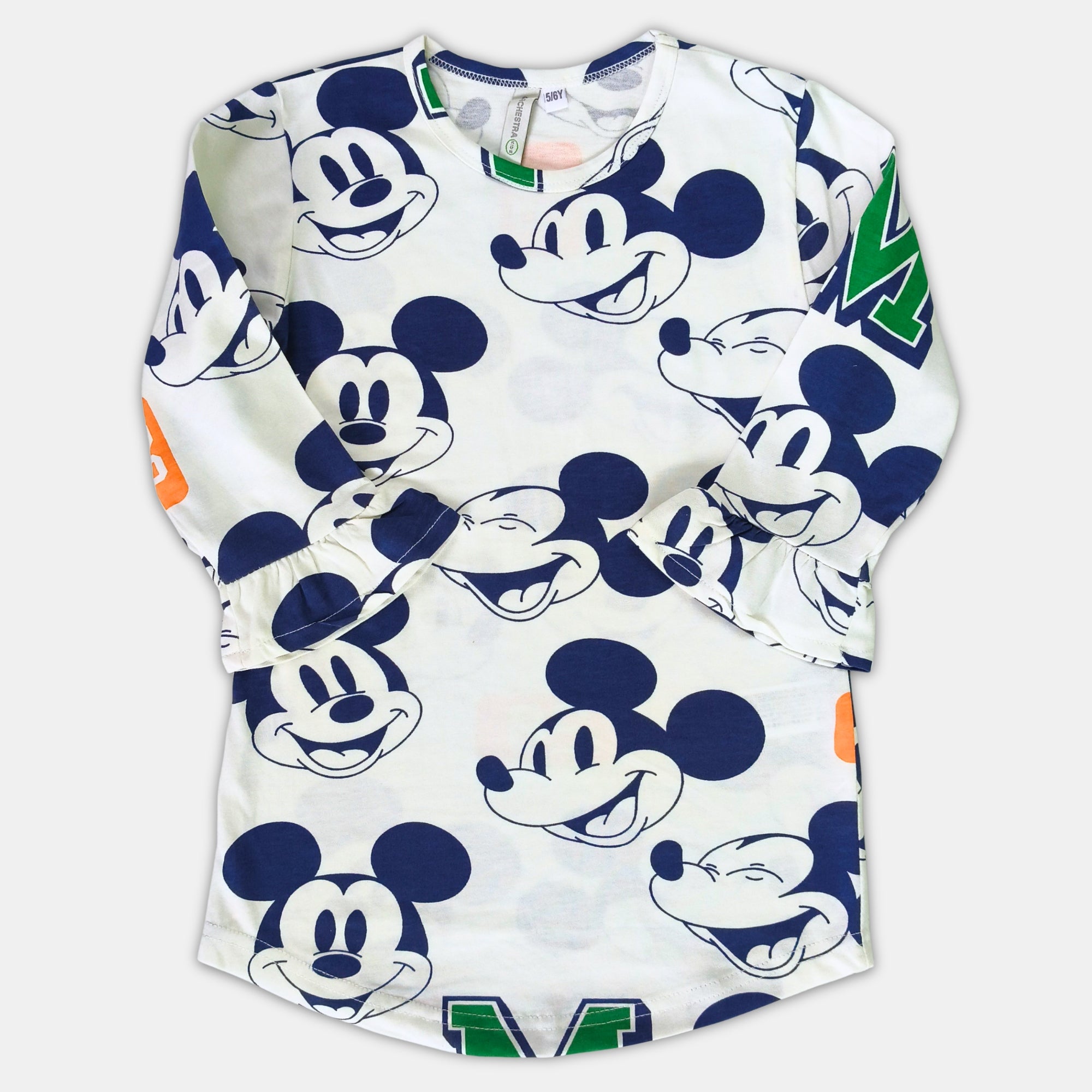 Girl Print Top - 3/4th Sleeve