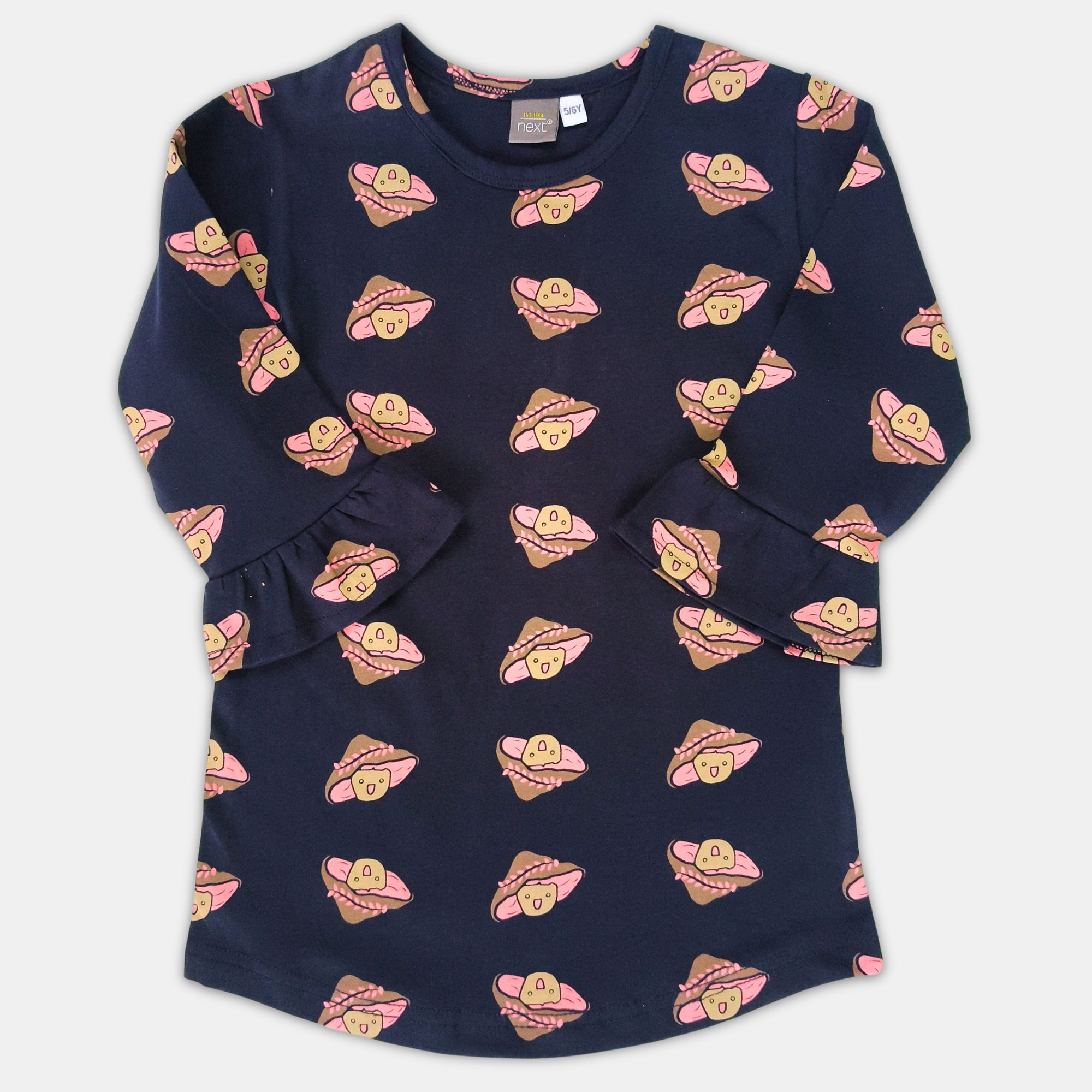Girl Print Top - 3/4th Sleeve