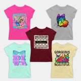 Girl Tshirts - 5 Pc Pack