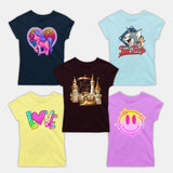 Girl Tshirts - 5 Pc Pack