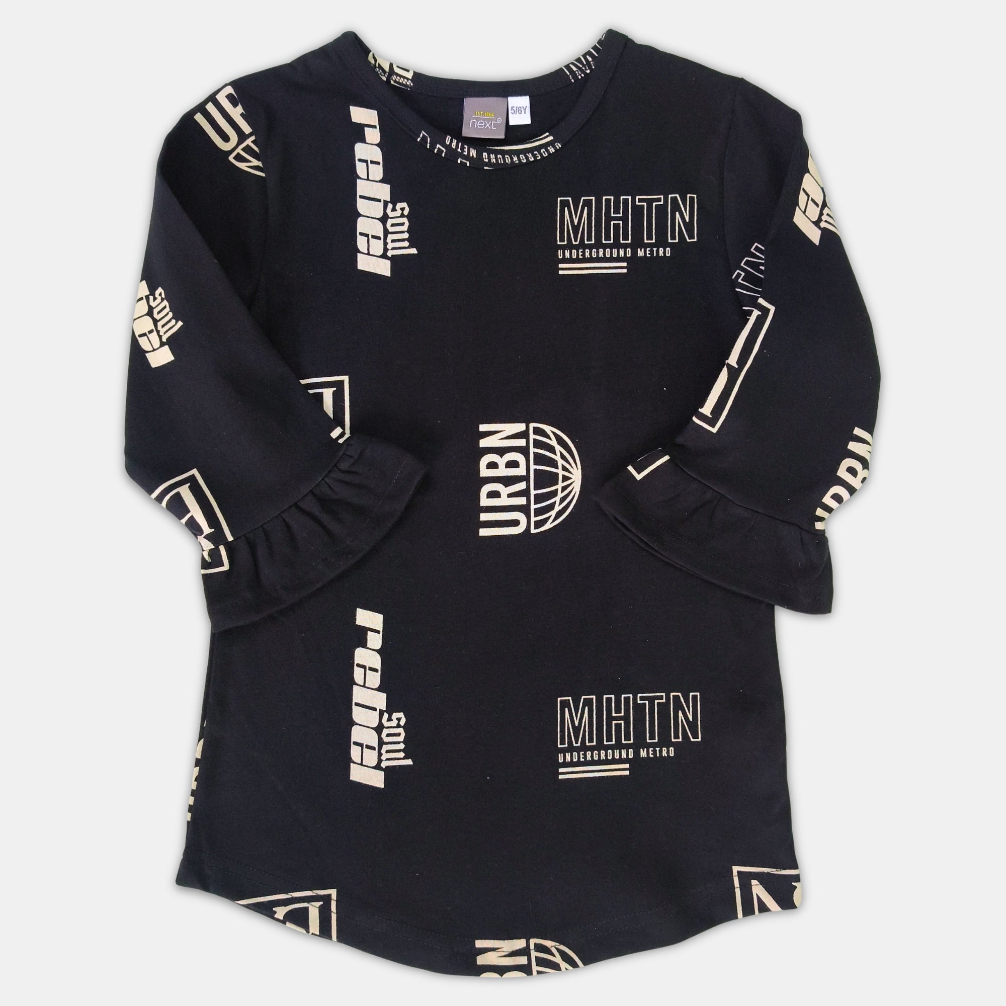 Girl Print Top - 3/4th Sleeve