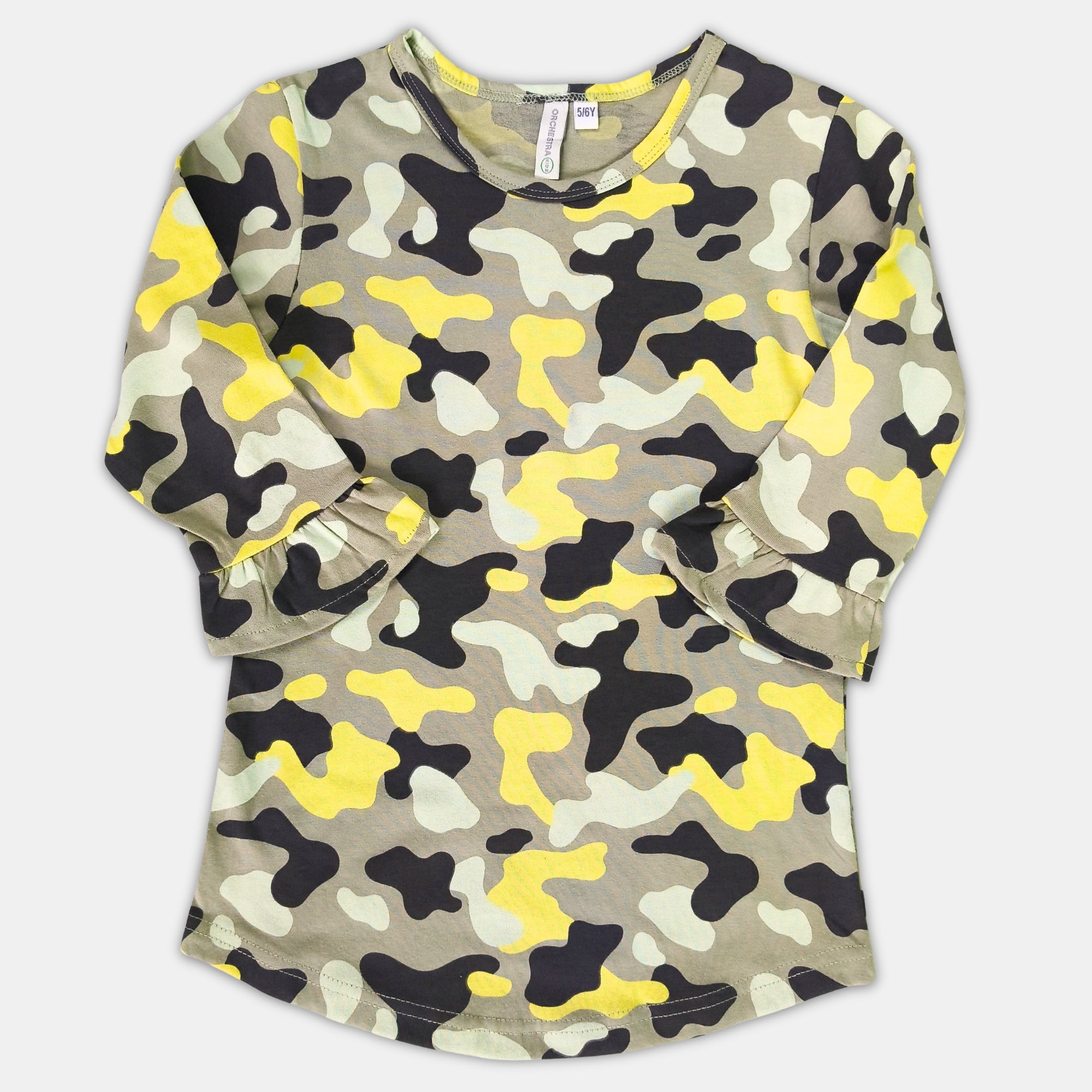 Girl Print Top - 3/4th Sleeve