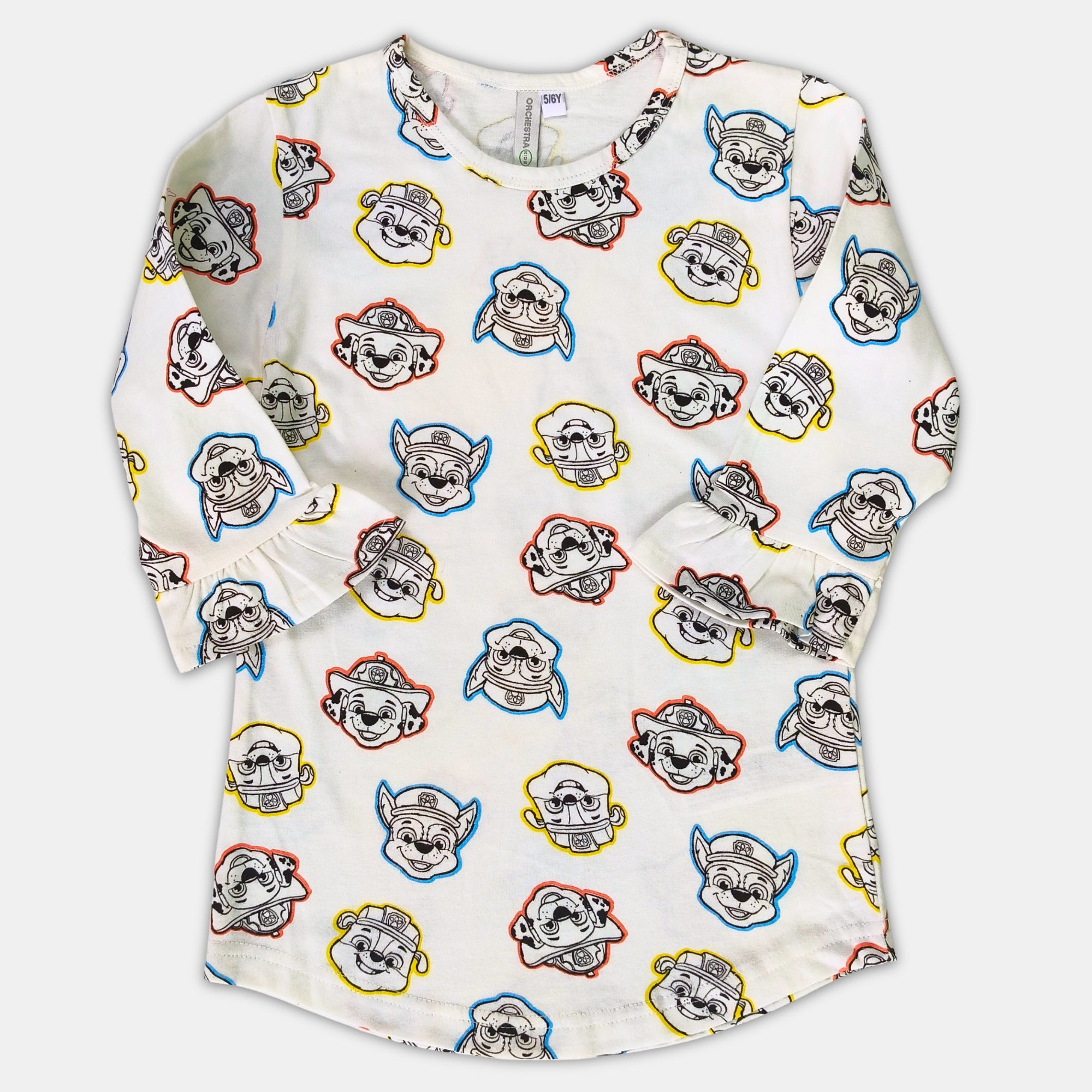 Girl Print Top - 3/4th Sleeve
