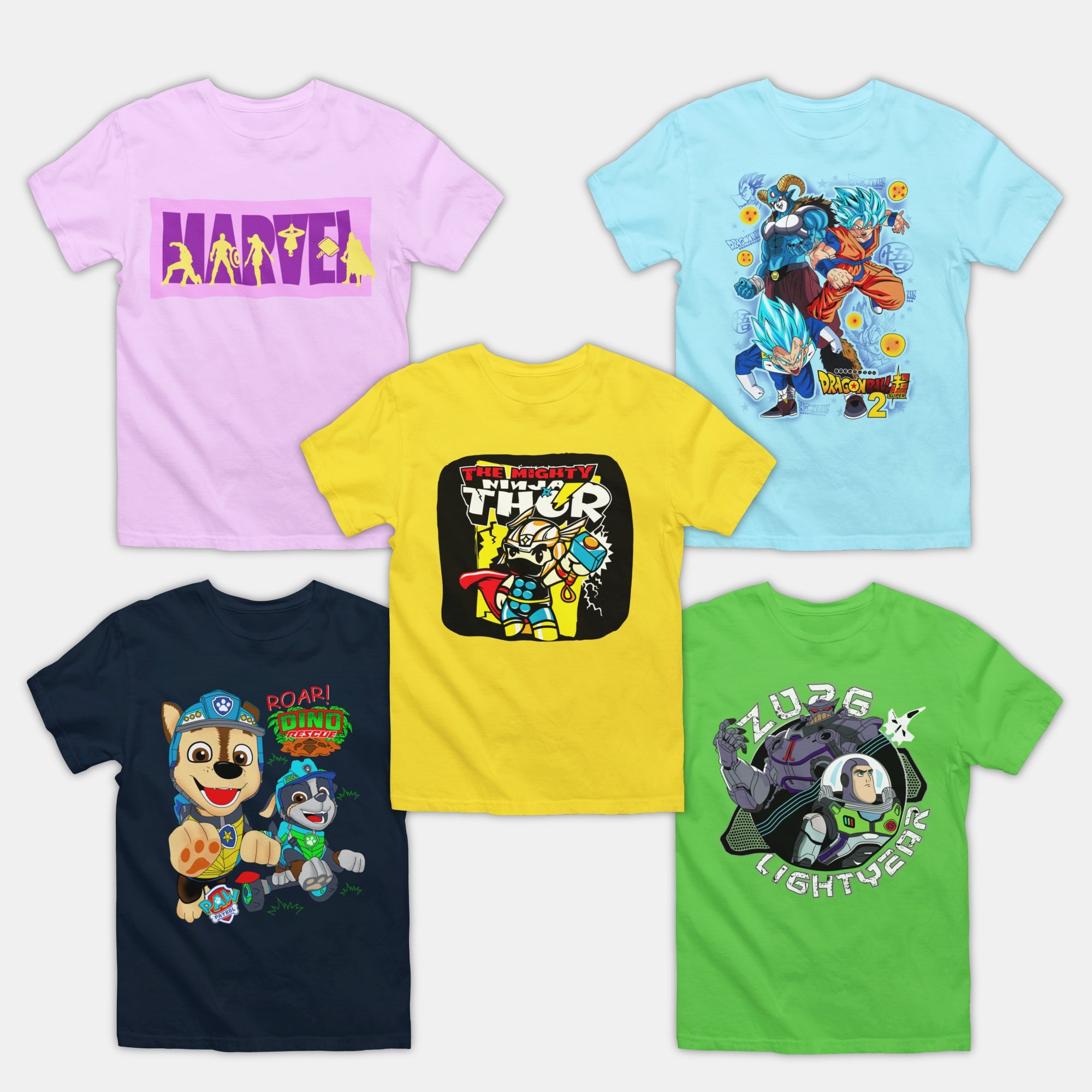 Boy Tshirts - 5 Pc Pack
