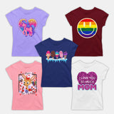 Girl Tshirts - 5 Pc Pack