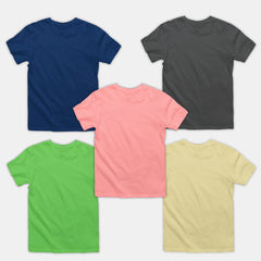 Boy Plain Ts - 5 Pc Pack