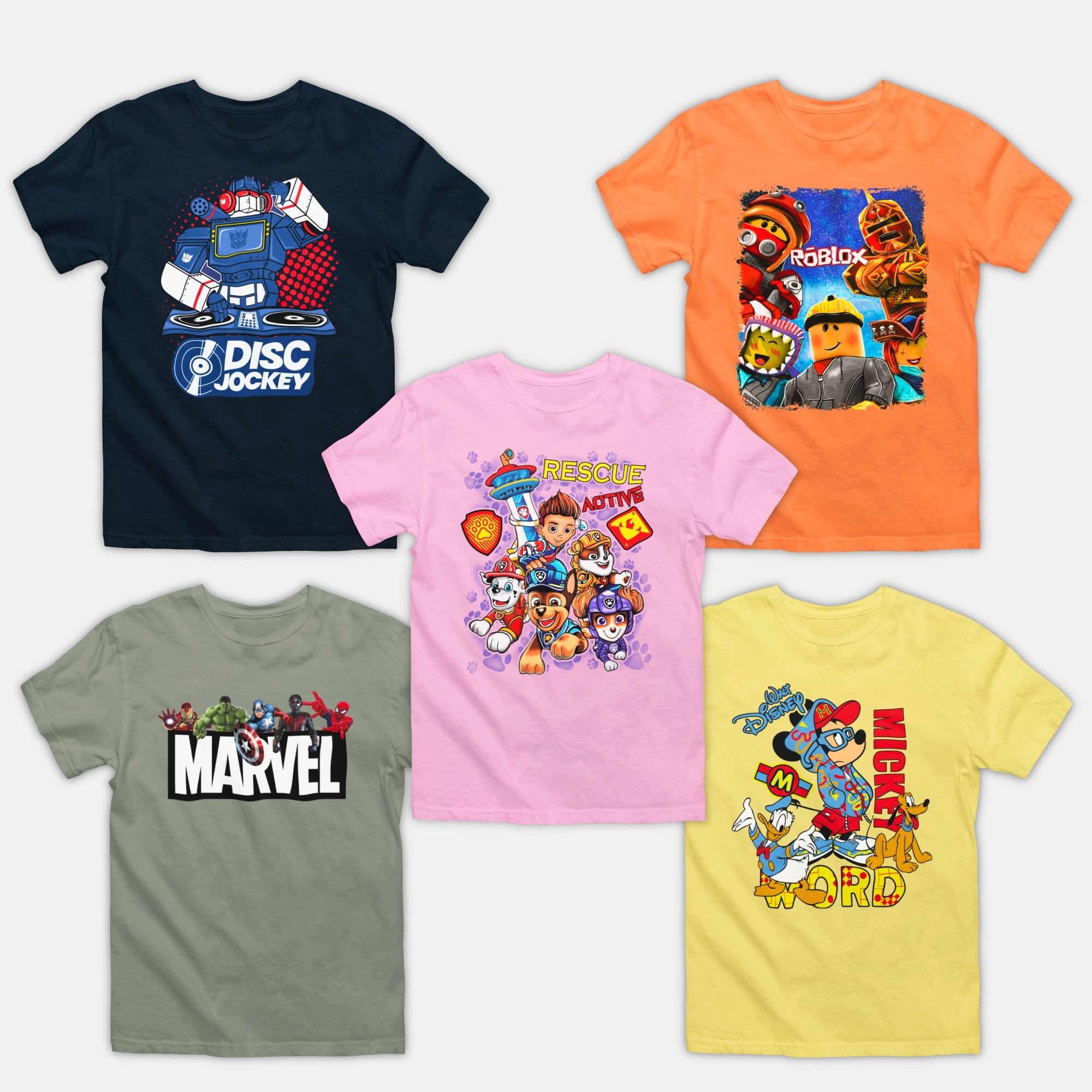 Boy Tshirts - 5 Pc Pack