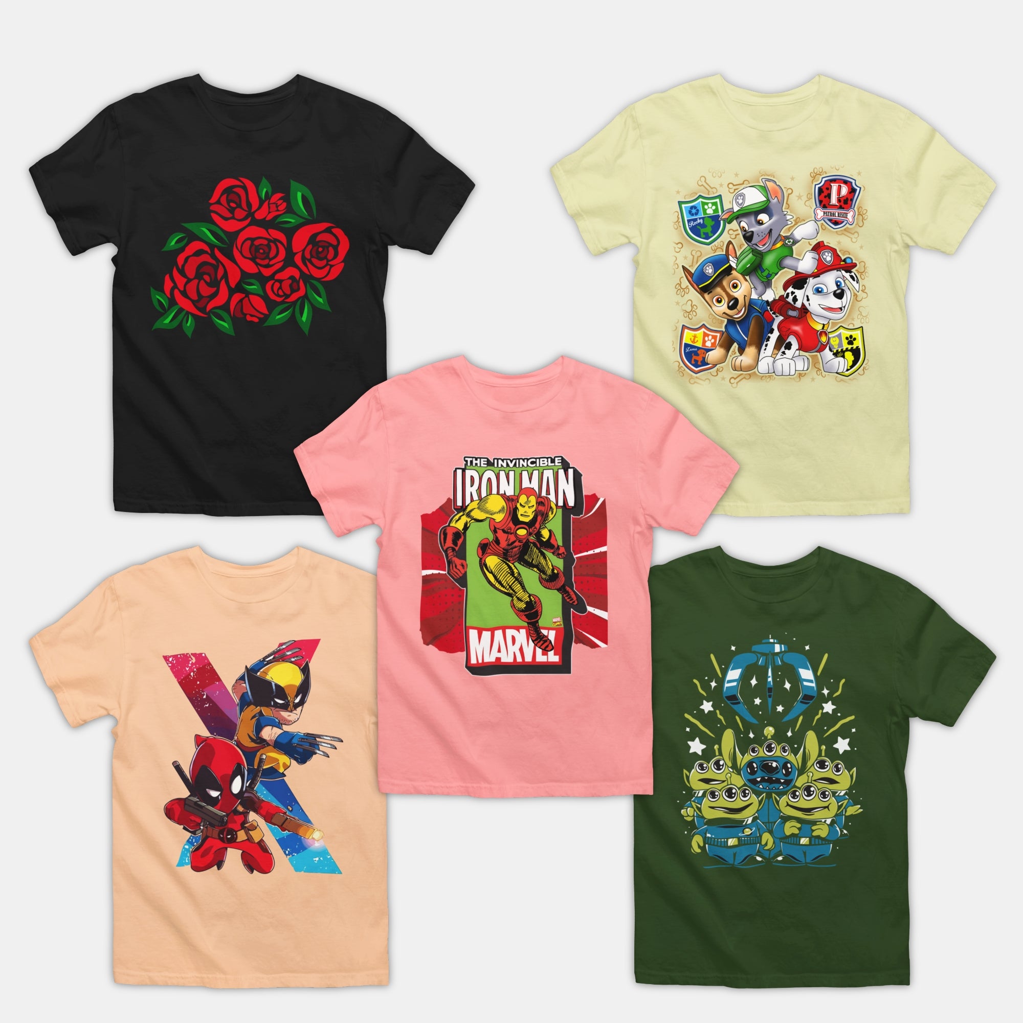 Boy Tshirts - 5 Pc Pack