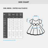 Girl Puffed Sleeve Dress