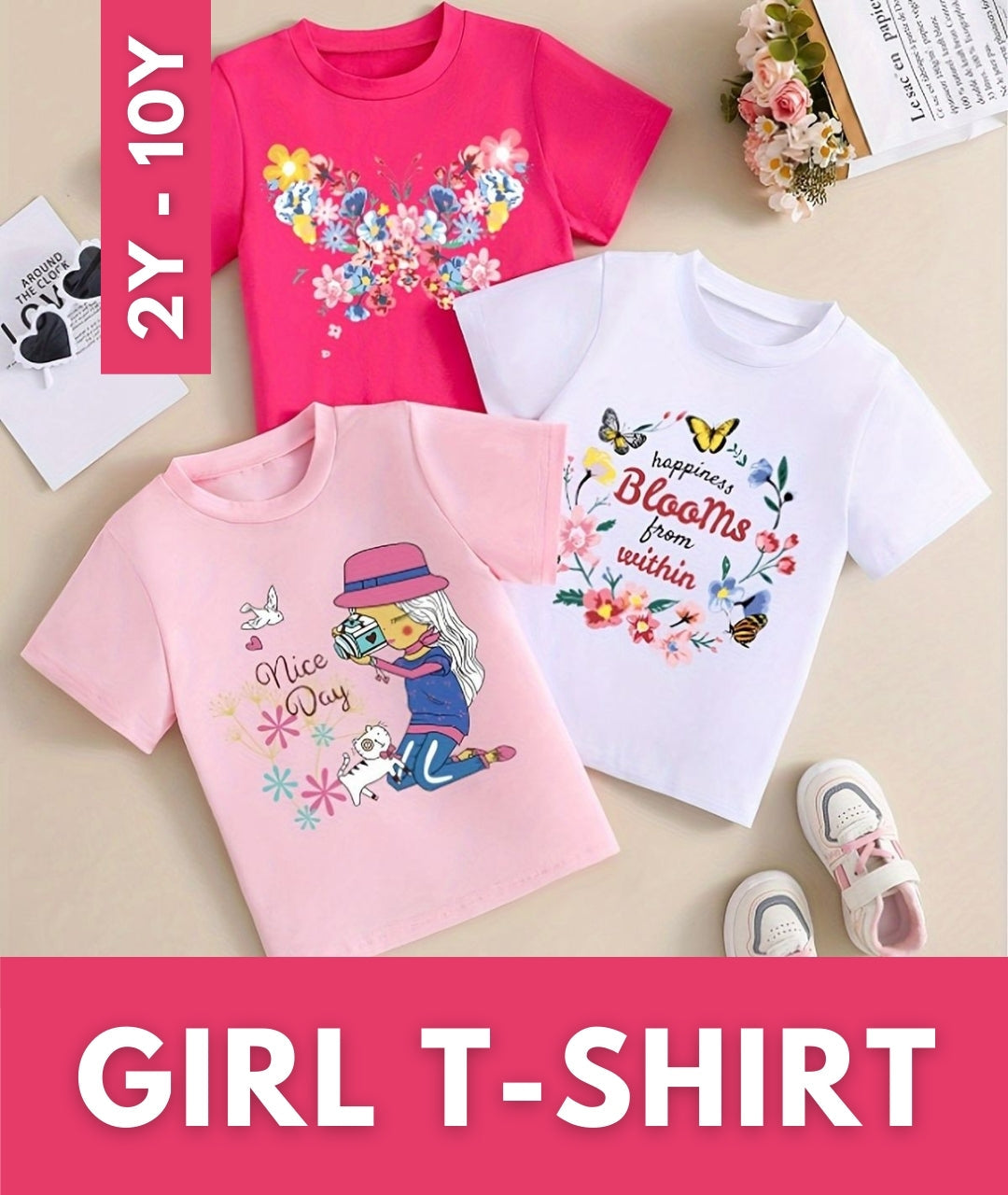 GIRL - T-SHIRTS & TOPS