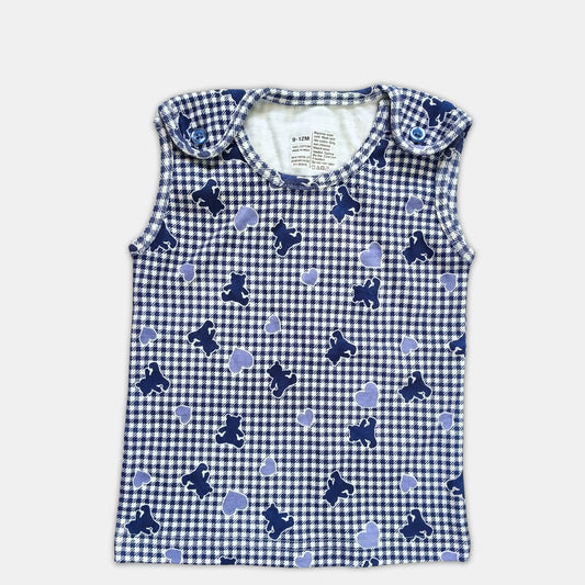 Baby Top - Sleeveless, Navy
