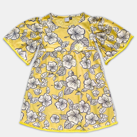 Girl Puffed Sleeve Dress