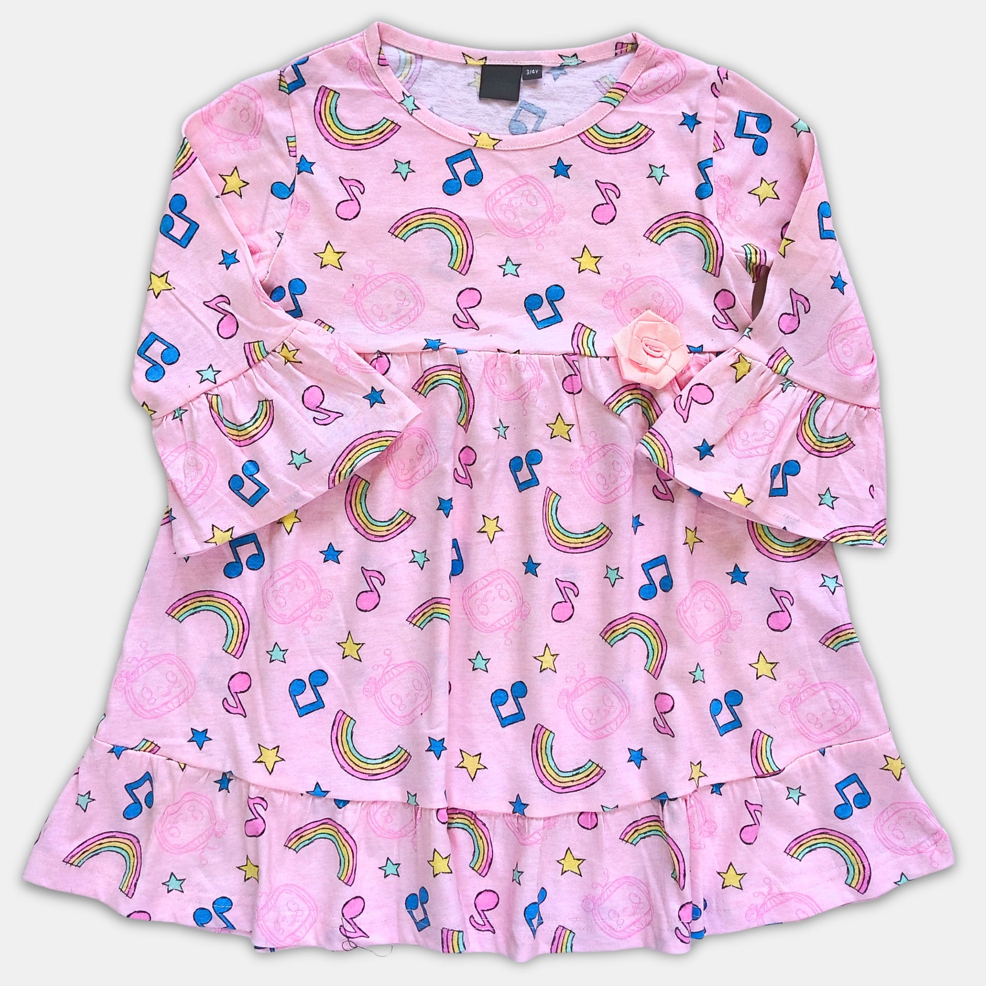 Girl 3/4th Sleeve Dress