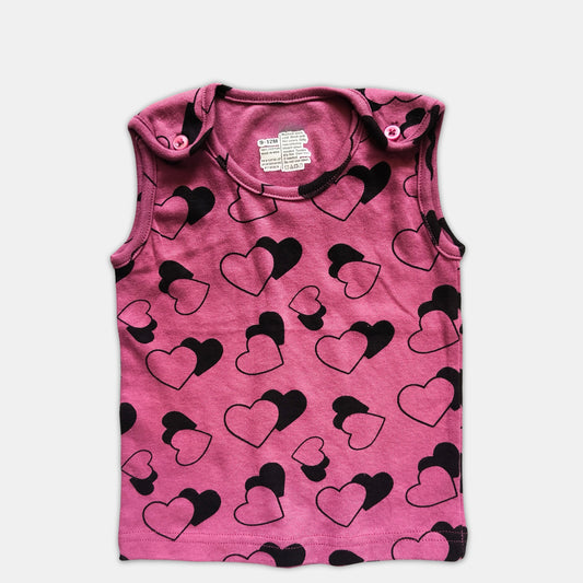 Baby Top - Sleeveless, Maroon