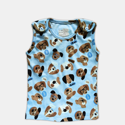 Baby Top - Sleeveless, Blue