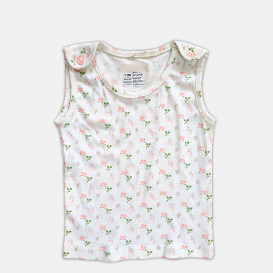 Baby Top - Sleeveless, White