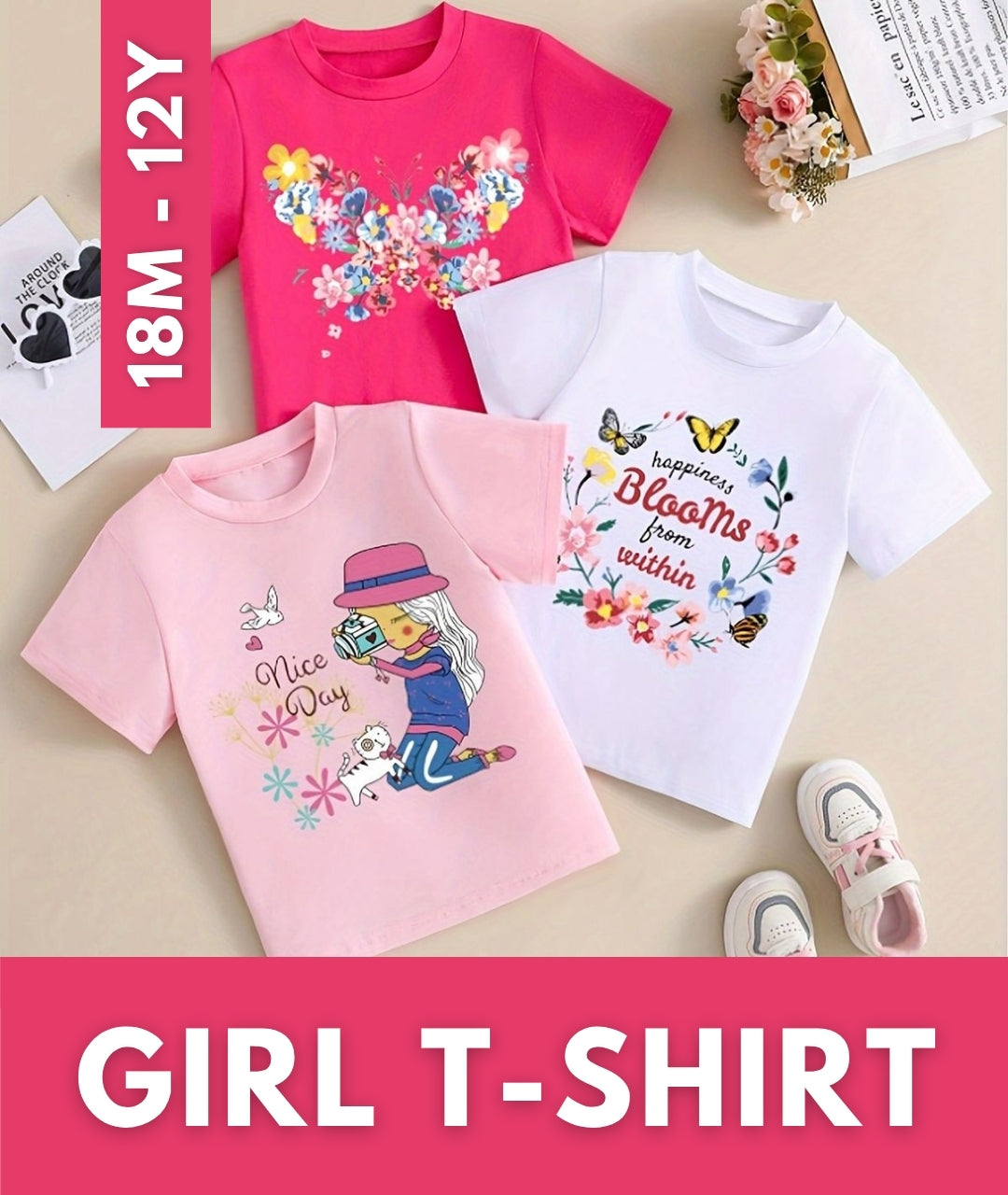 GIRL - T-SHIRTS & TOPS