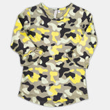 Girl Print Top - 3/4th Sleeve